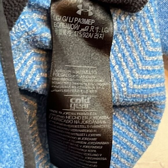 UNDER ARMOUR YOUTH L COLD GEAR ZIP COLLAR SWEATSHIRT - Picture 12 of 12